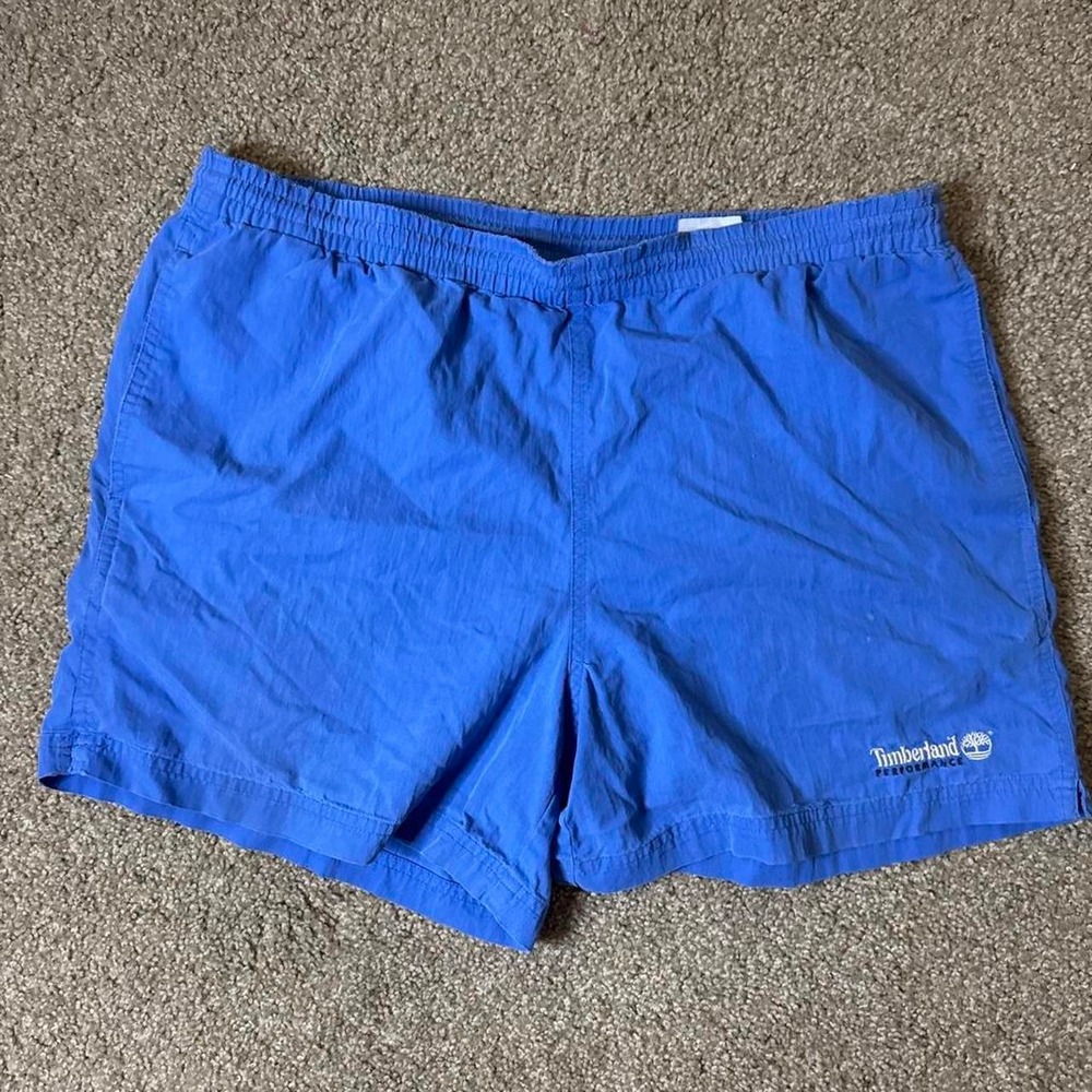 Vintage Blue Timberland swim shorts